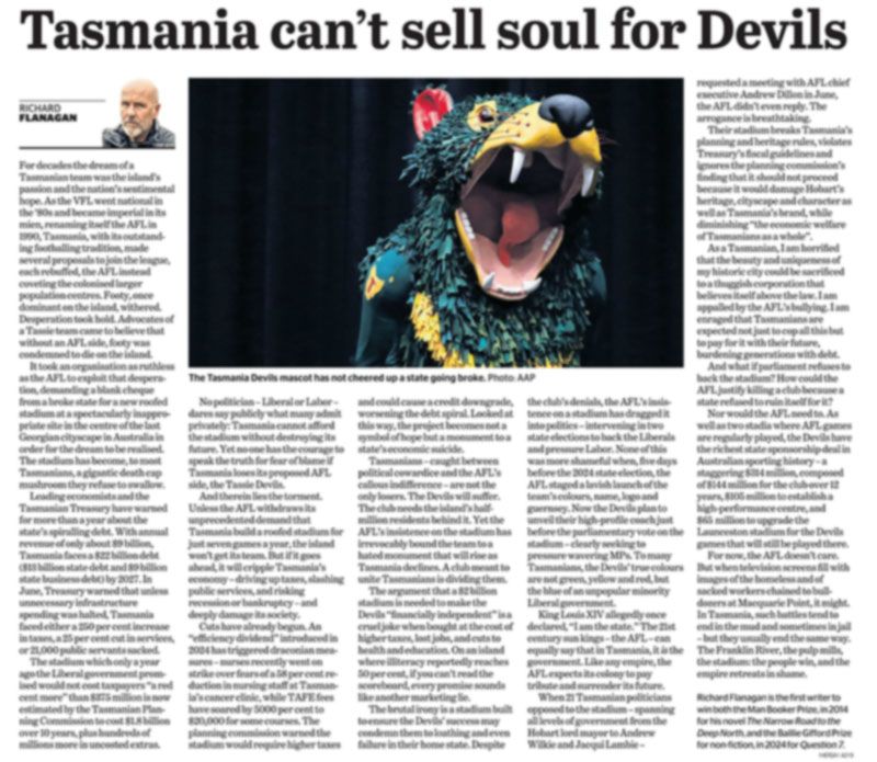 Expert Advice or AFL - Parliament Must Still Choose 5 Expert Advice or AFL - Parliament Must Still Choose 5