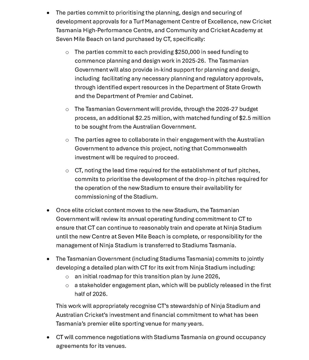 Cricket Stadium Deal Offers No Commitment Before Vote 11 Cricket Stadium Deal Offers No Commitment Before Vote 11