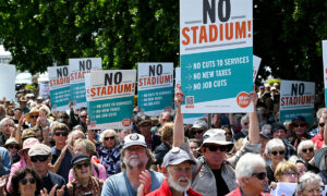 No Stadium Rally Photo Essay by Philip Bohle 3