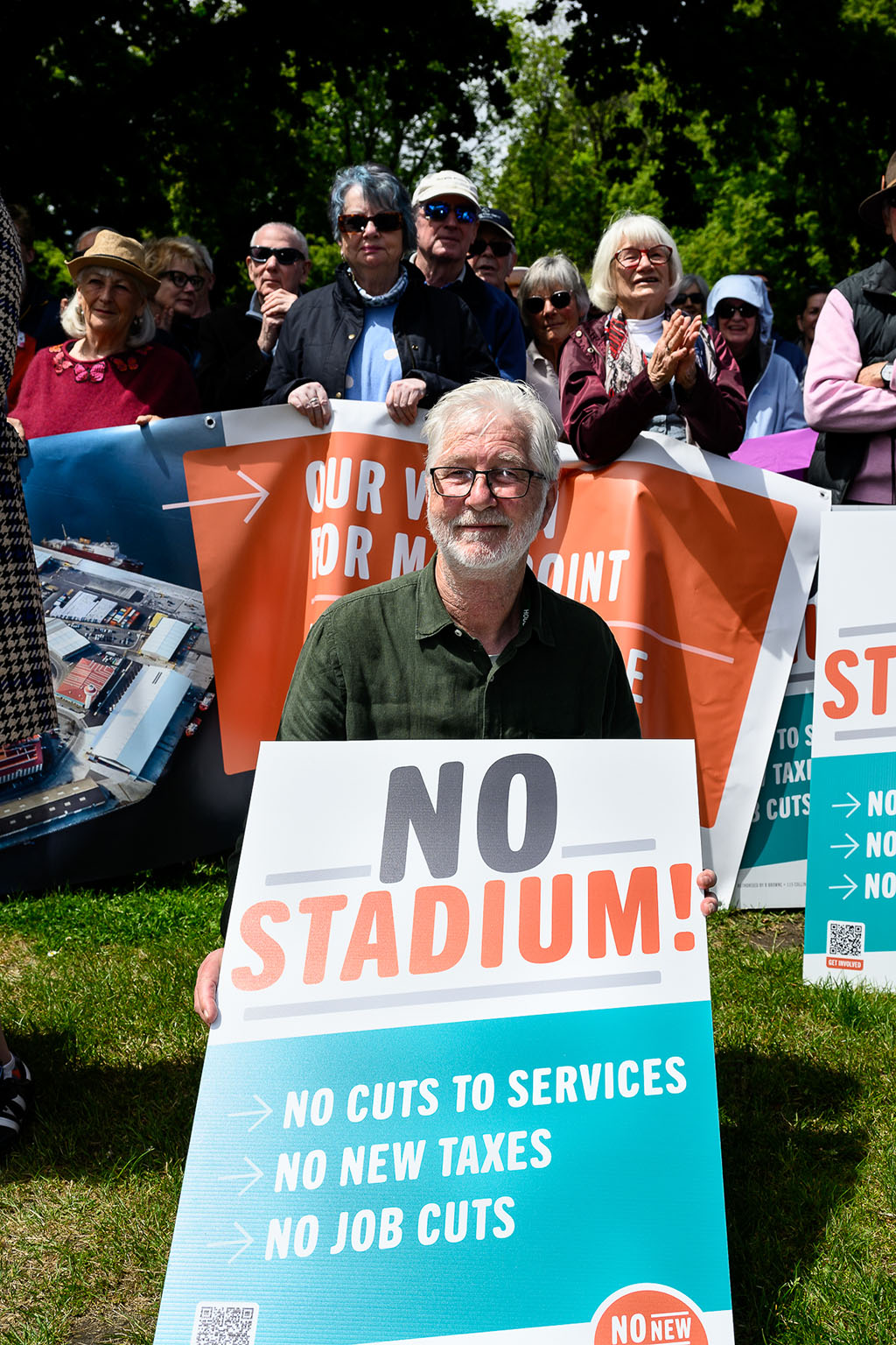 No Stadium Rally Photo Essay By Philip Bohle - Tasmanian Times