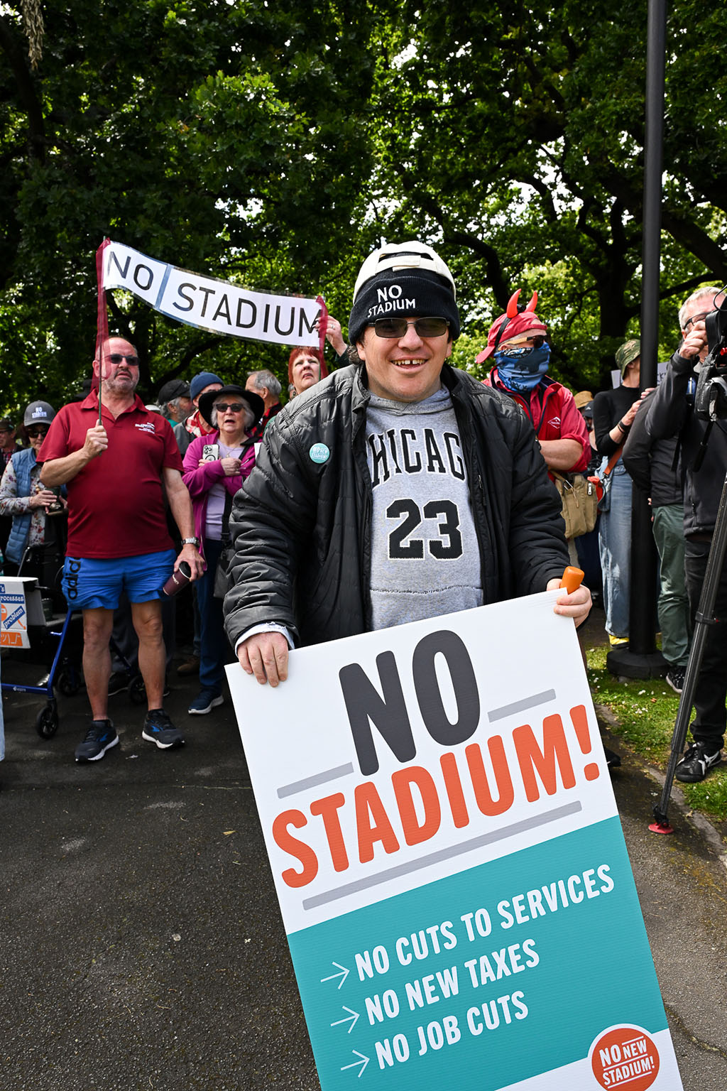 No Stadium Rally Photo Essay By Philip Bohle - Tasmanian Times