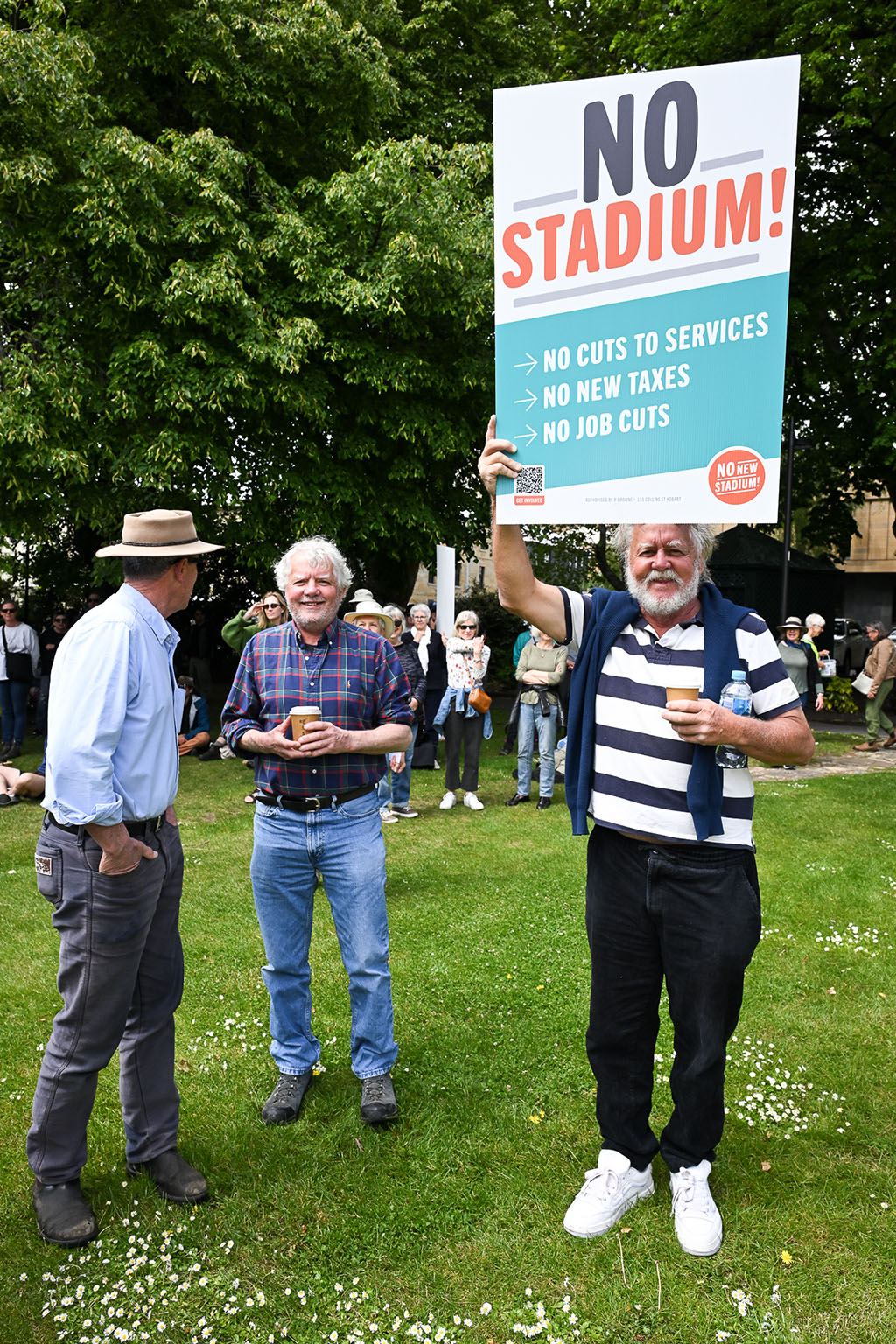 No Stadium Rally Photo Essay By Philip Bohle - Tasmanian Times