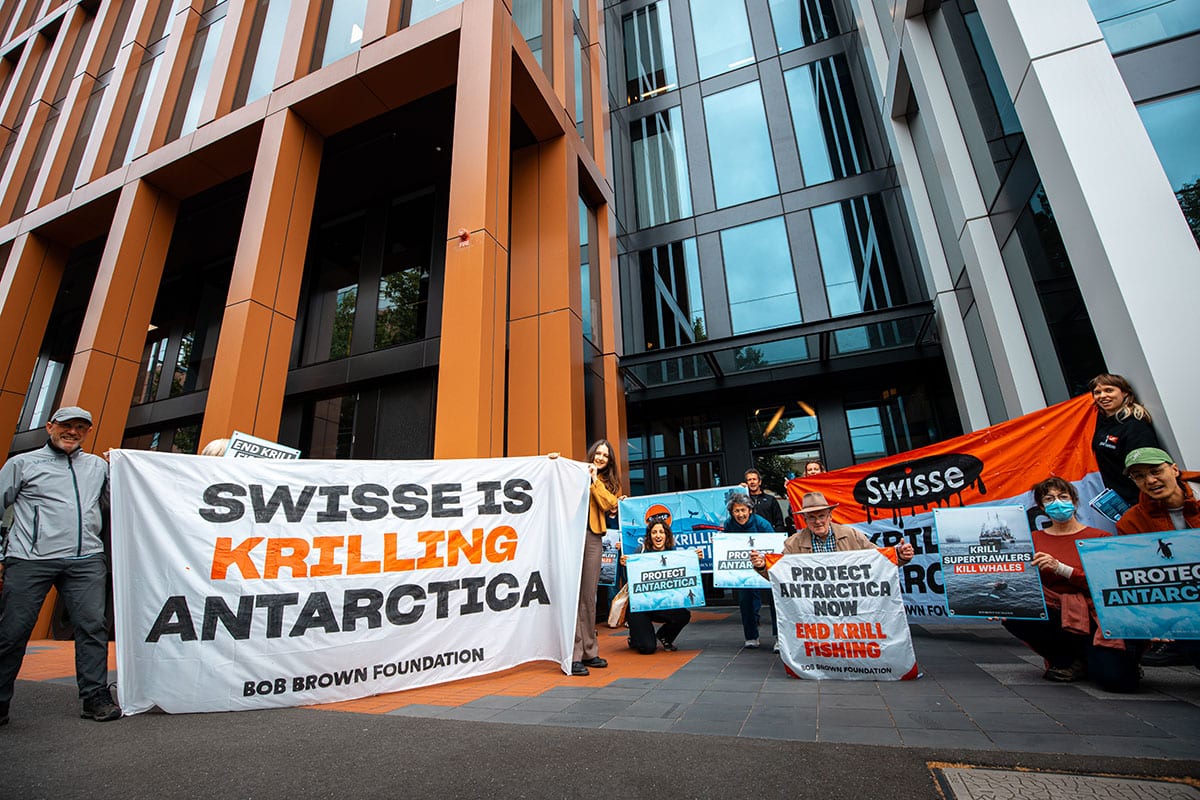 Protesters Demand Swisse Stop Antarctic Krill 3