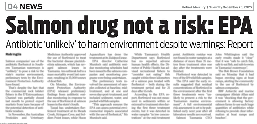 Salmon Drug Spin Ignores Public Health Contradictions 6 Salmon Drug Spin Ignores Public Health Contradictions 6