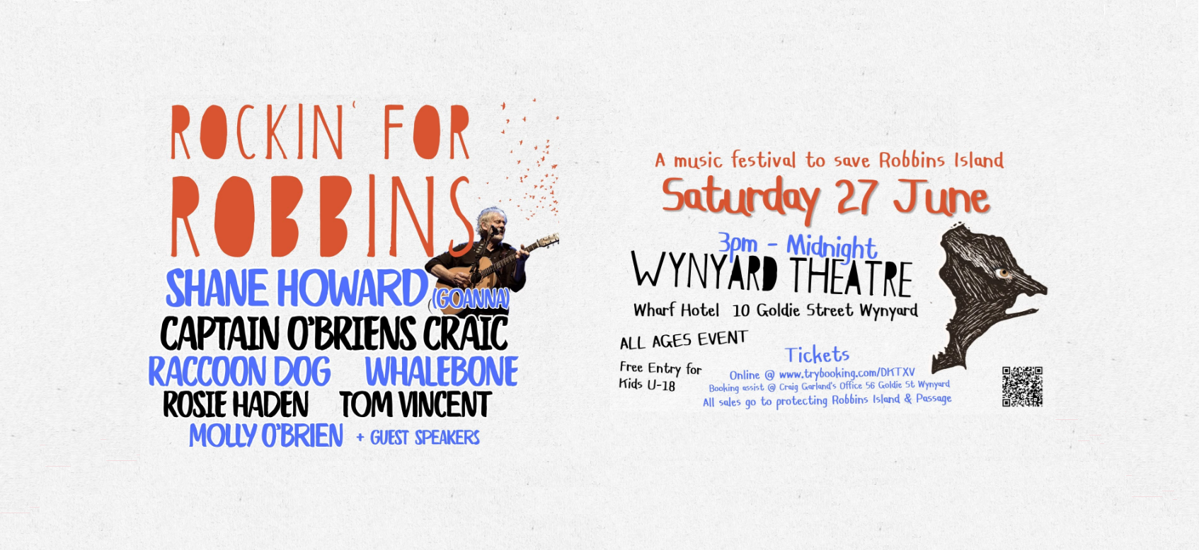 Rockin for Robbins - Music Festival for Robbins Island 1